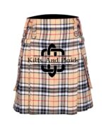 Camel of Thomson Tartan Utility Kilt