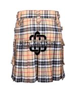 Camel of Thomson Tartan Utility Kilt