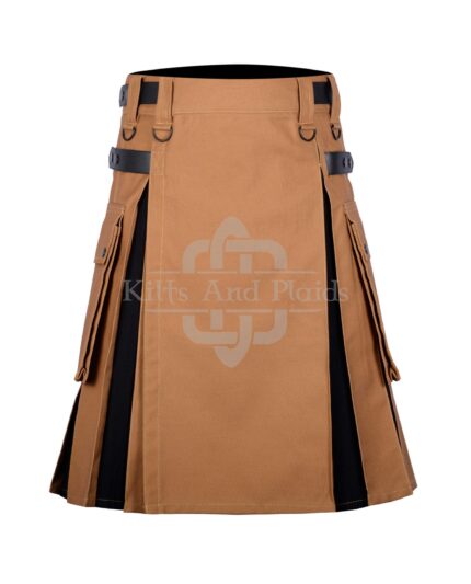 Carhartt Canvas Black Tartan Hybrid Kilt