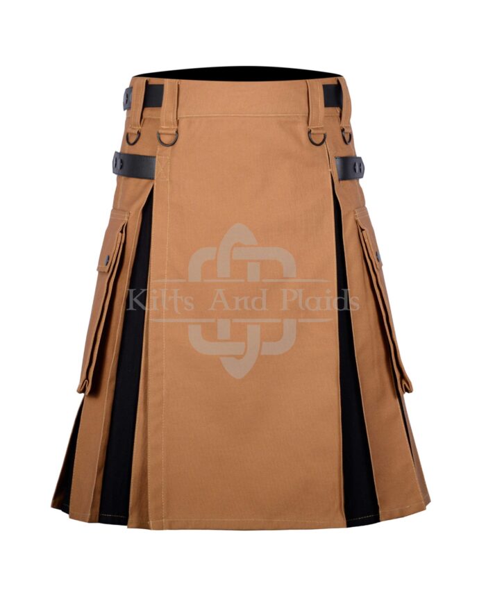 Carhartt Canvas Black Tartan Hybrid Kilt