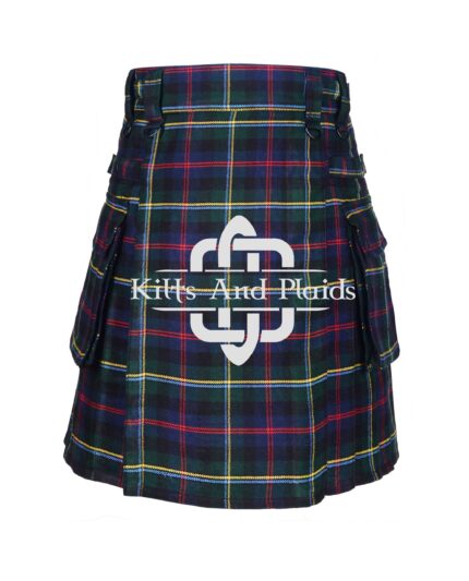 Malcolm Modern Tartan Utility Kilt