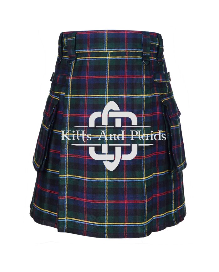 Malcolm Modern Tartan Utility Kilt