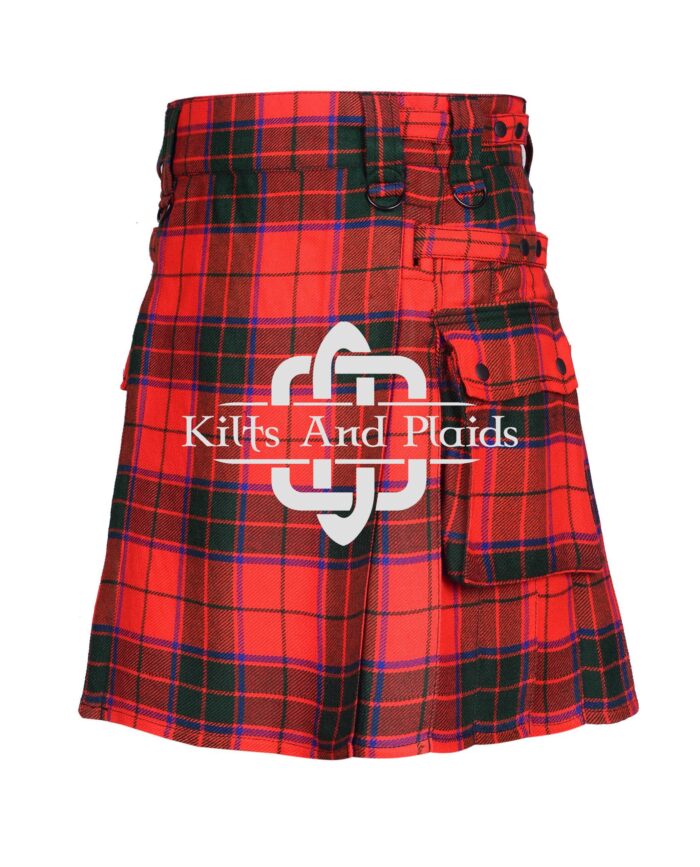 Robertson Red Tartan Utility kilt