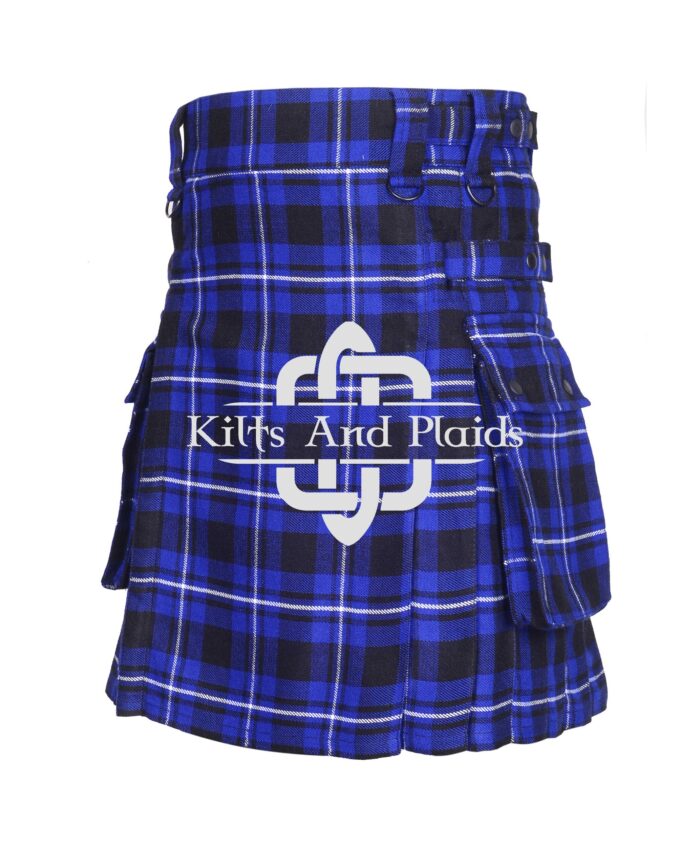 Ramsey Blue Tartan Utility Kilt