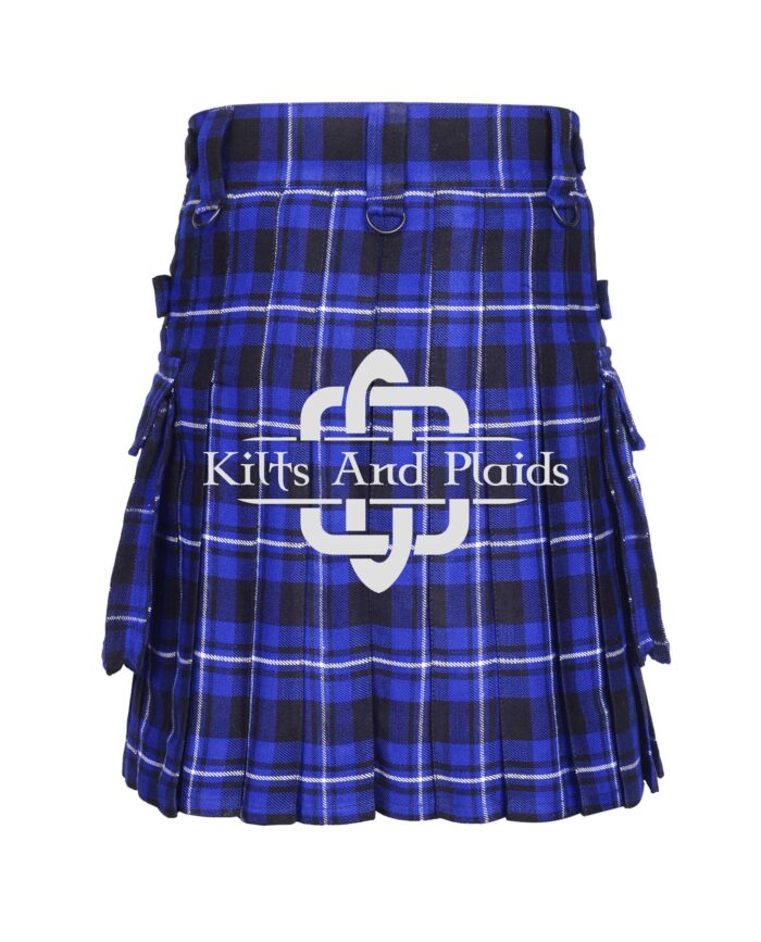 Ramsey Blue Tartan Utility Kilt