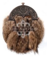 Bronze Thistle Coyote Fur Sporran
