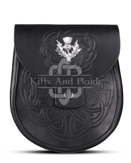 Thistle Emblem Full Embossed Sporran