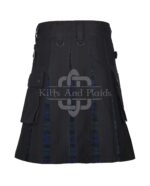 Black Watch Cotton Hybrid Utility Kilt