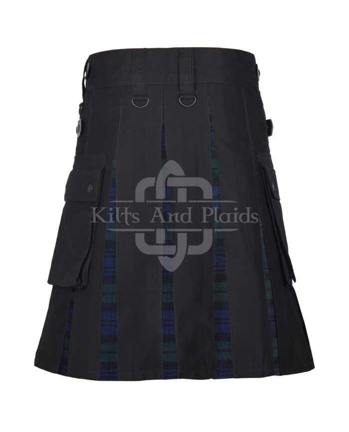 Black Watch Cotton Hybrid Utility Kilt