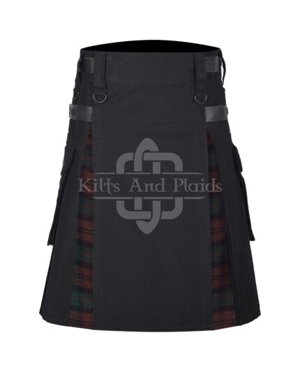Brown Watch Cotton Hybrid Utility kilt