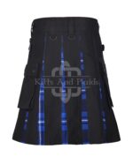 Ramsey Blue Cotton Hybrid Utility Kilt