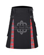 Sinclair Red Cotton Hybrid Utility Kilt