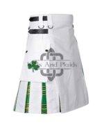 White Cotton - Irish Tartan Hybrid Kilt