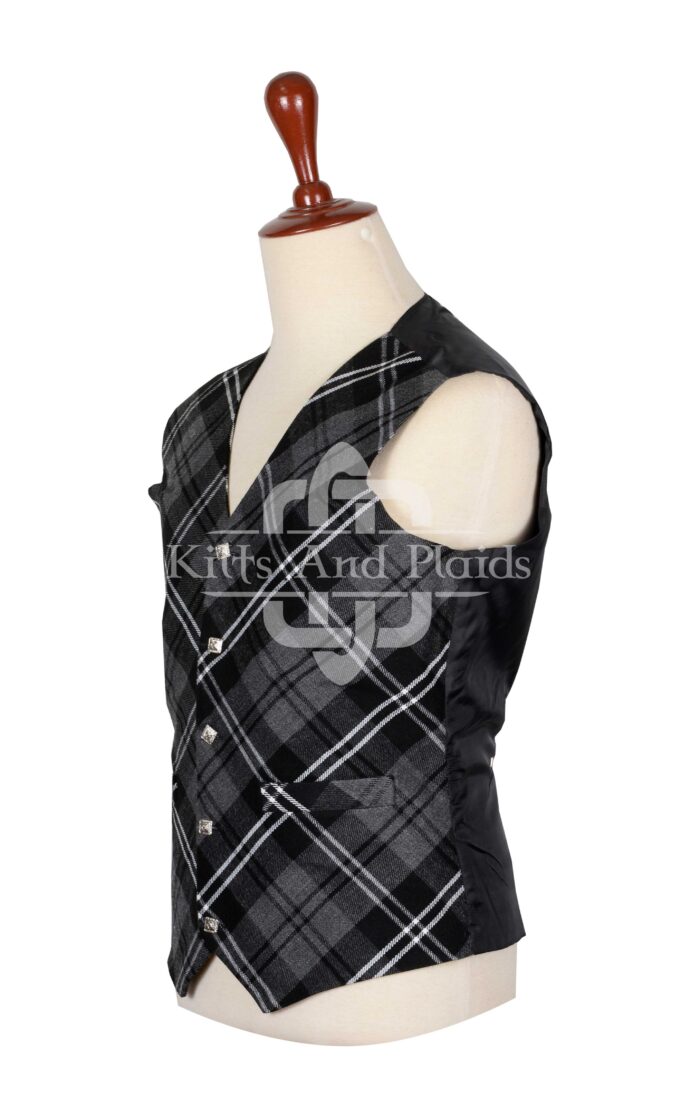 Granite Tartan Argyll Vest