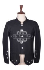 Black Serge Wool Kenmore Doublet Jacket