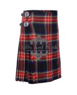 Black Stewart Tartan 8 Yard Kilt