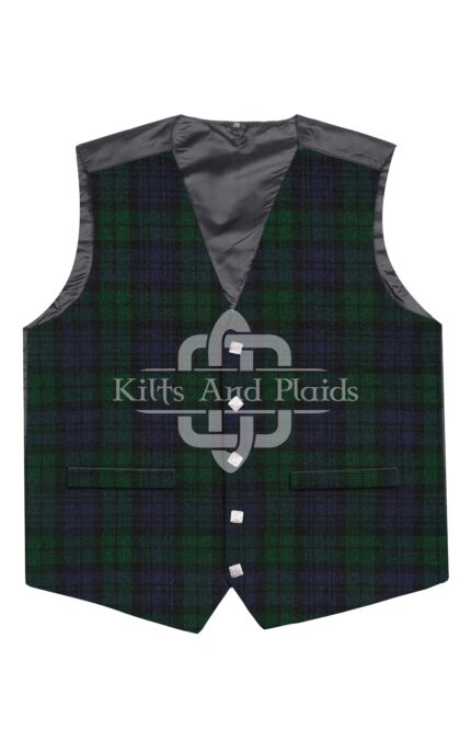Black Watch Tartan Argyll Vest