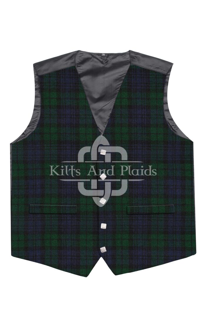 Black Watch Tartan Argyll Vest
