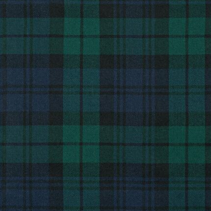 Black Watch Modern Tartan Fabric
