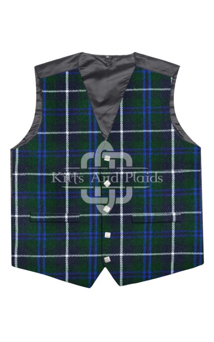 Blue Douglas Tartan Argyll Vest