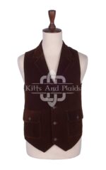 Brown Velvet Waistcoat