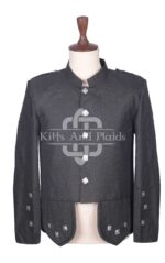 Gray Serge Wool Kenmore Doublet Jacket