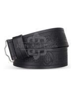 Masonic Embossed Kilt Belt