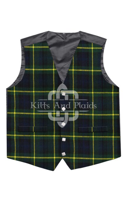 Gordon Tartan Argyll Vest