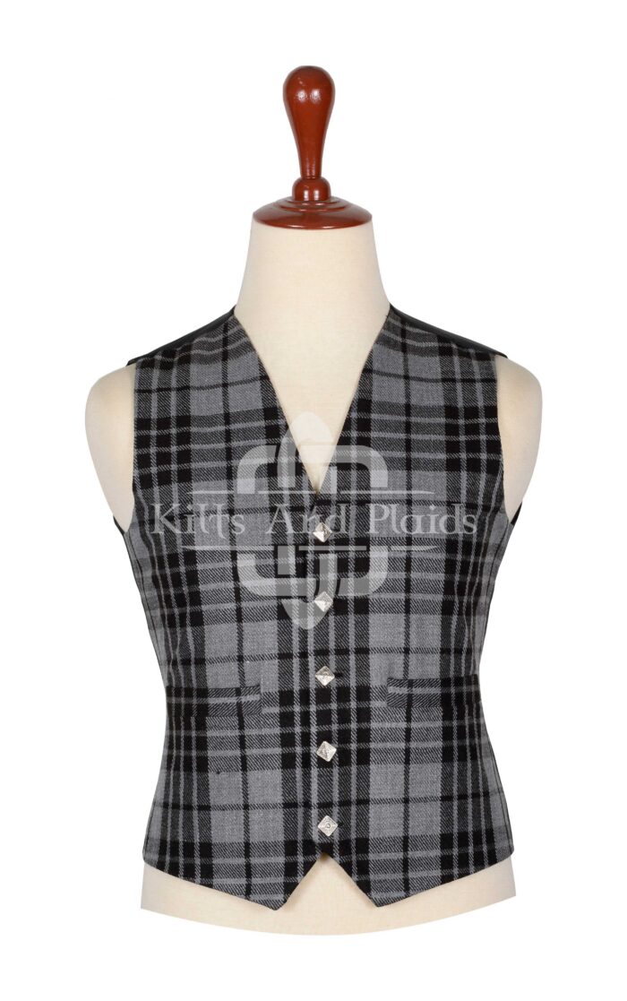 Gray Watch Tartan Vest