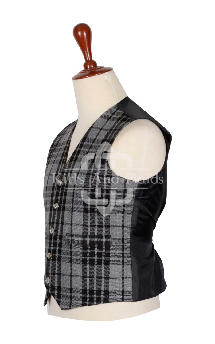 Gray Watch Tartan Vest