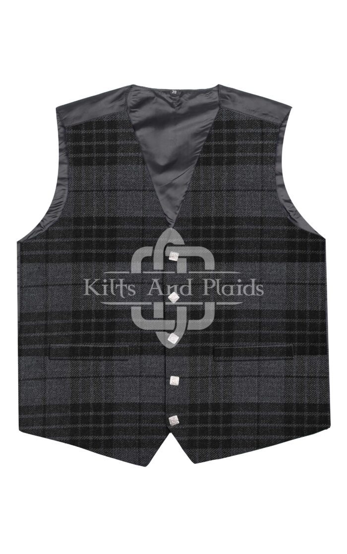 Grey Watch Tartan Argyll Vest