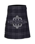 Grey Watch Tartan 8 yard Kilt