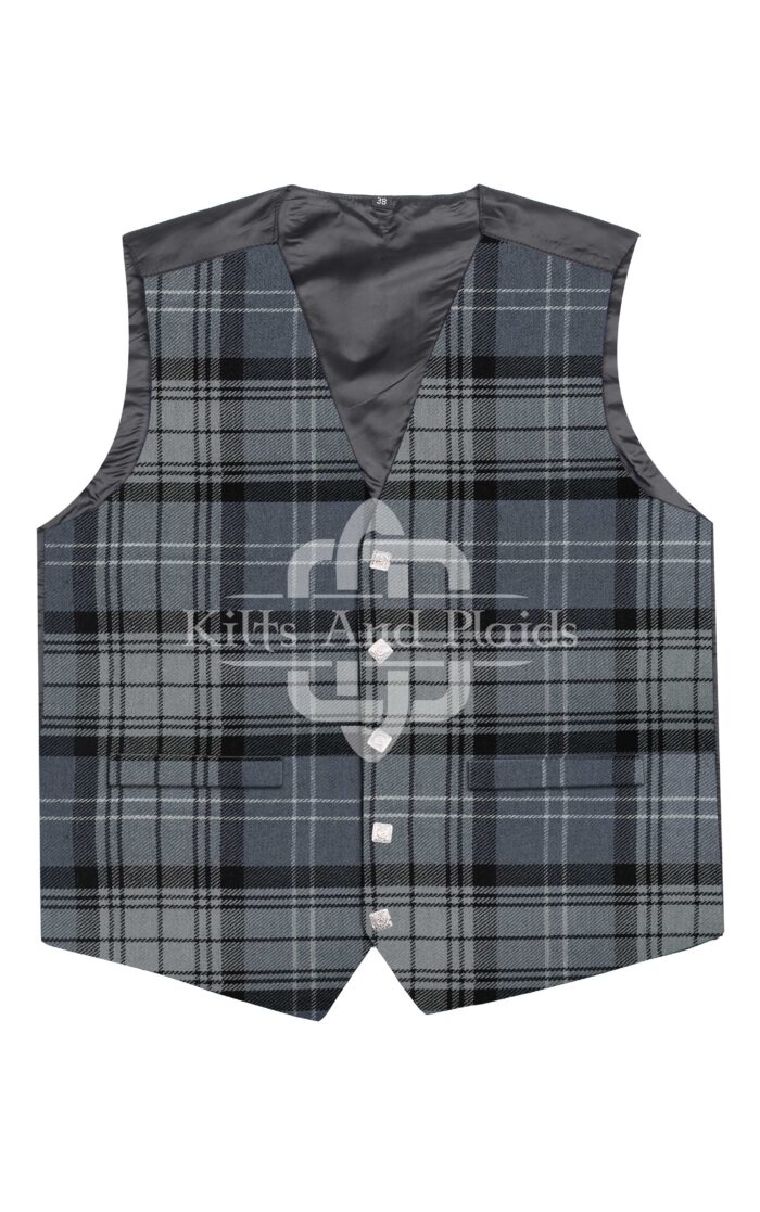 Hamilton Grey Tartan Argyll Vest