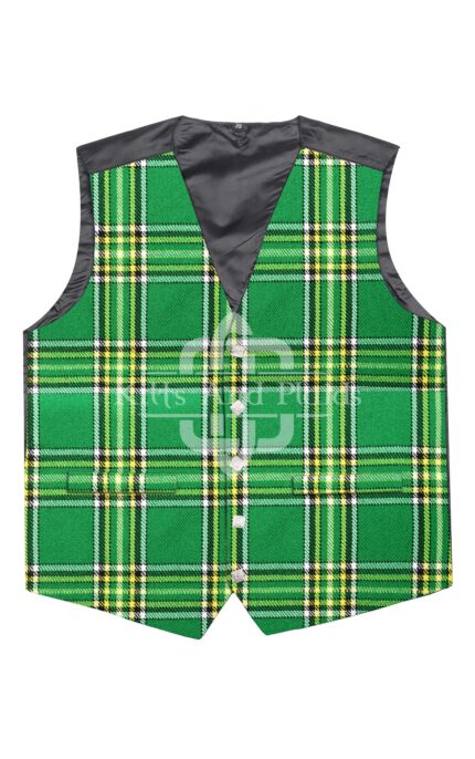 Irish Tartan Argyll Vest