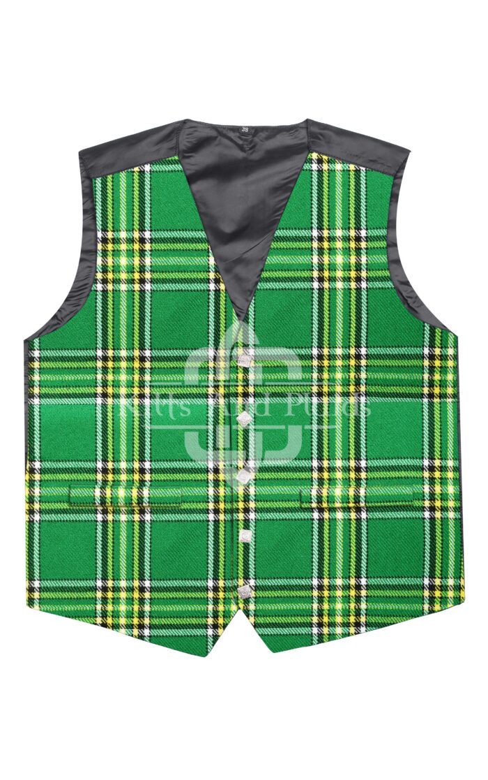 Irish Tartan Argyll Vest