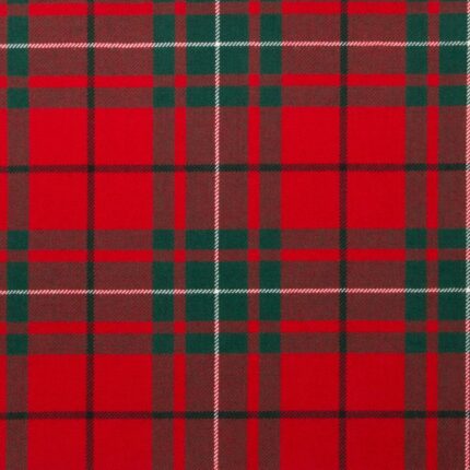 MacAuley Red Modern Tartan Fabric