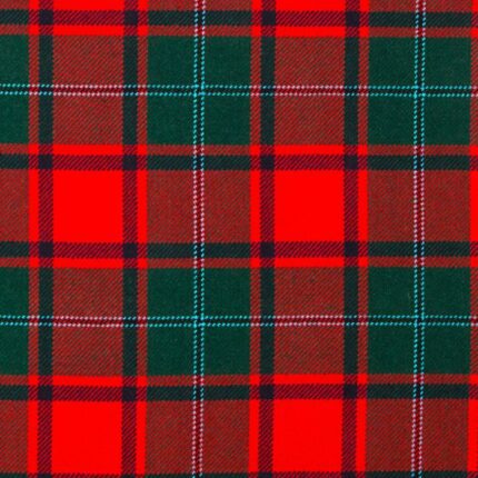 MacPhail Red Modern Tartan Fabric