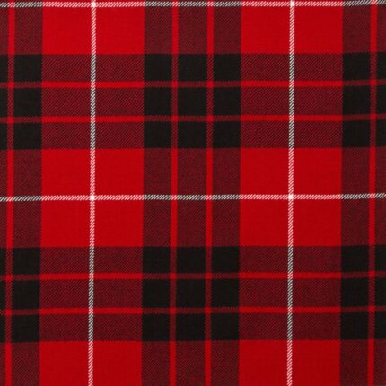 Munro Black And Red Tartan Fabric