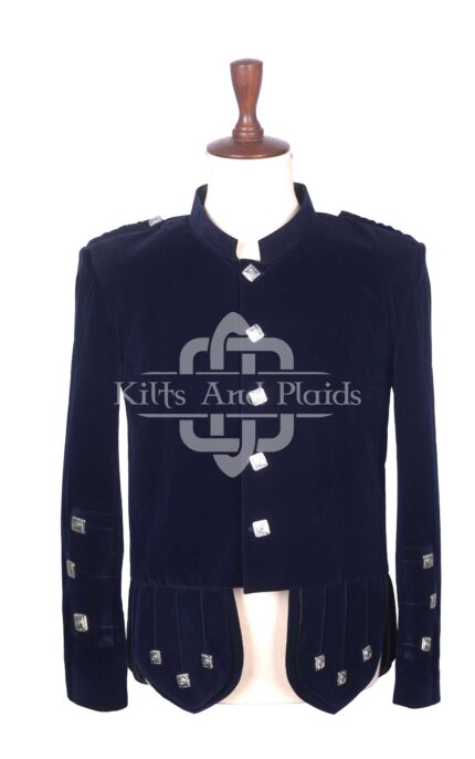 Navy Velvet Kenmore Doublet Jacket