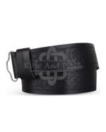 Rampant Lion Embossed Kilt Belt