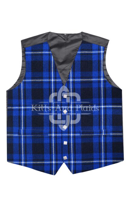 Ramsey Blue Tartan Argyll Vest