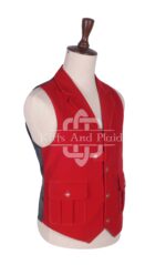 Red Velvet Waistcoat