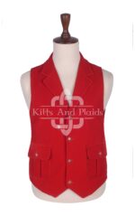 Red Velvet Waistcoat