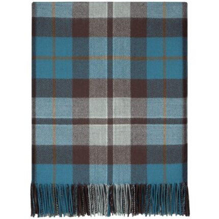 Rose Hunting Grey Tartan Fabric
