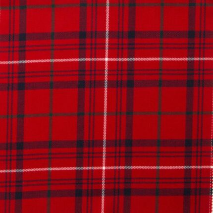 Rose Red Modern Tartan Fabric