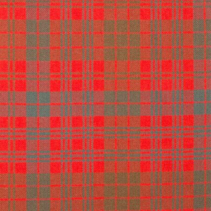 Ross Red Weathered Tartan Fabric