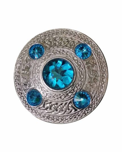 Scottish Galician Blue Brooch