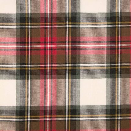 Stewart Dress Weathered Tartan Fabric
