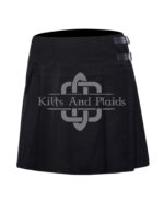 Solid Black Billie Skirt for Women