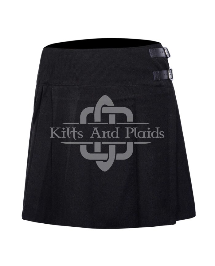 Solid Black Billie Skirt for Women